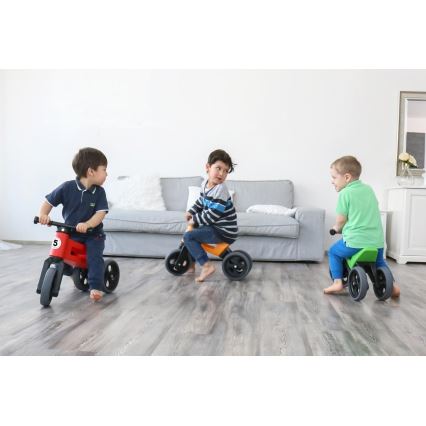 Funny Wheels - Bicicleta sin pedales 2 en 1 RIDER SPORT verde/negro