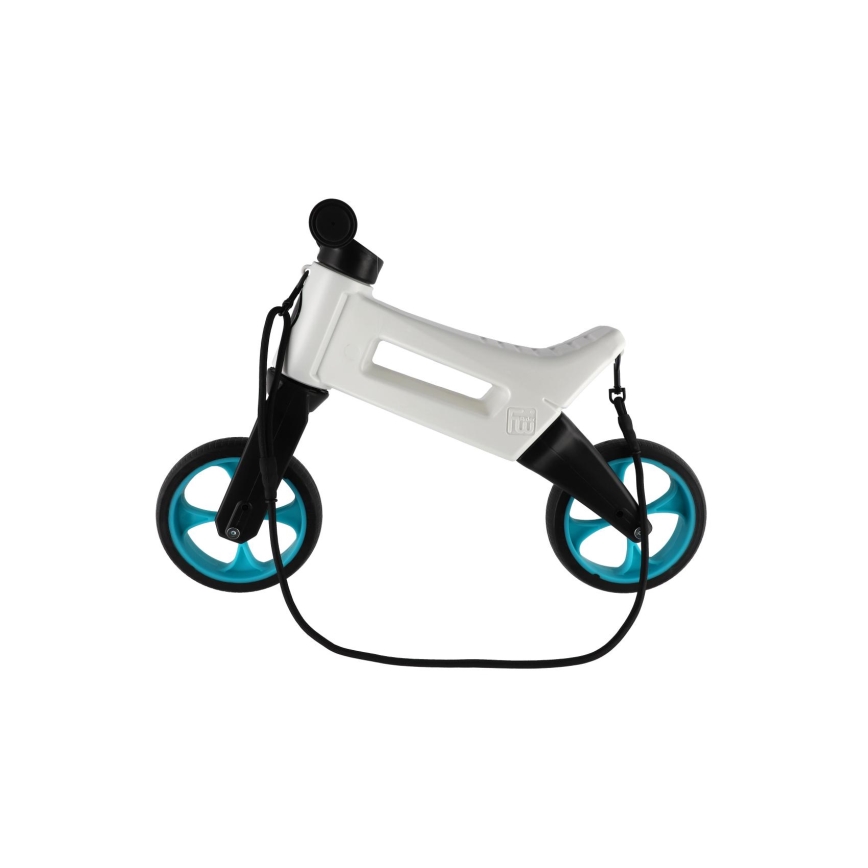 Funny Wheels - Bicicleta sin pedales 2 en 1 RIDER SUPER SPORT blanco/negro/azul