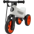 Funny Wheels - Bicicleta sin pedales 2 en 1 RIDER SUPER SPORT blanco/negro/naranja