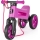 Funny Wheels - Bicicleta sin pedales 2 en 1 RIDER SUPER SPORT rosa/negro