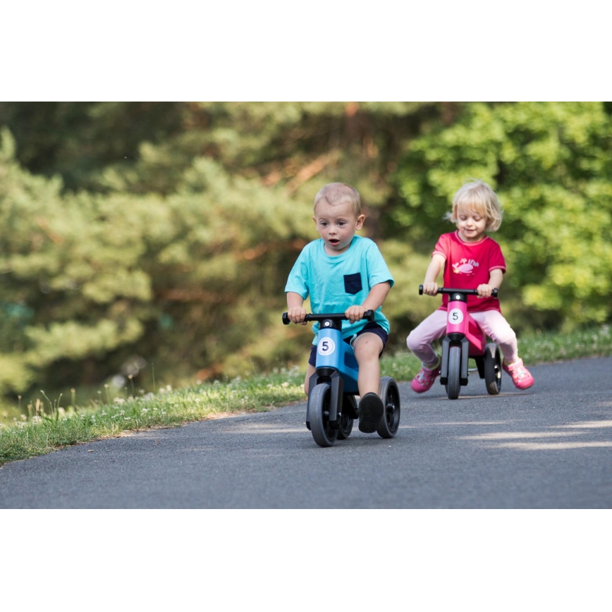 Funny Wheels - Correpasillos 2 en 1 RIDER SPORT azul/negro