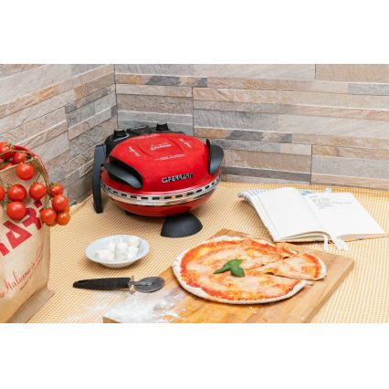 G3Ferrari G1000602 - Horno para pizza DELIZIA 1200W/230V rojo