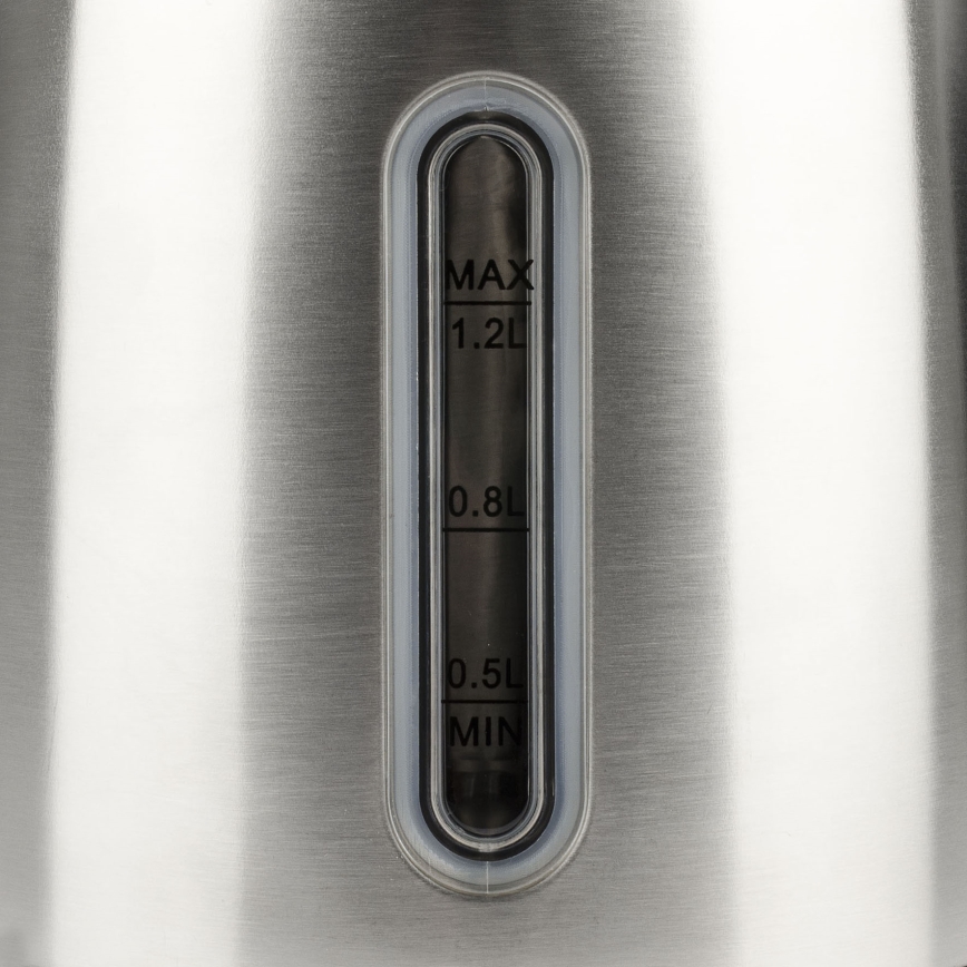 G3Ferrari G1009500 - Hervidor eléctrico de ebullición rápida 1,2 l 1630 W/230 V acero inoxidable/negro