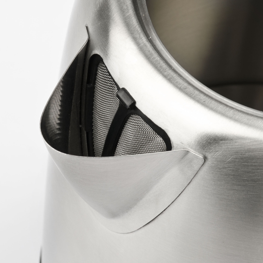 G3Ferrari G1009500 - Hervidor eléctrico de ebullición rápida 1,2 l 1630 W/230 V acero inoxidable/negro