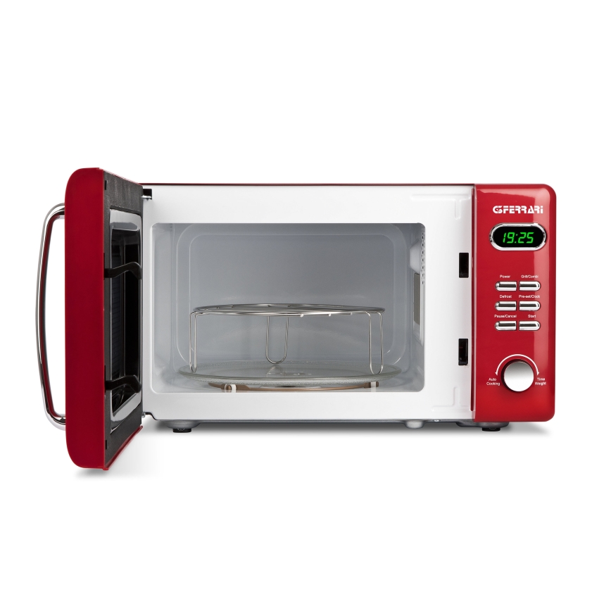 G3Ferrari G1015502 - Microondas con grill 1150 W / 230 V, 20 l, rojo