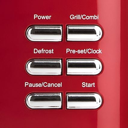 G3Ferrari G1015502 - Microondas con grill 1150 W / 230 V, 20 l, rojo