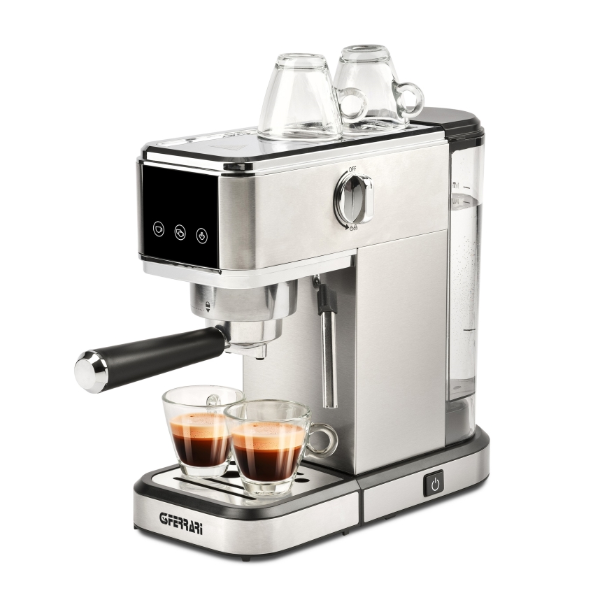 G3Ferrari G1018900 - Cafetera espresso de palanca TIFFANY 1350 W/230 V 15 bar acero inoxidable