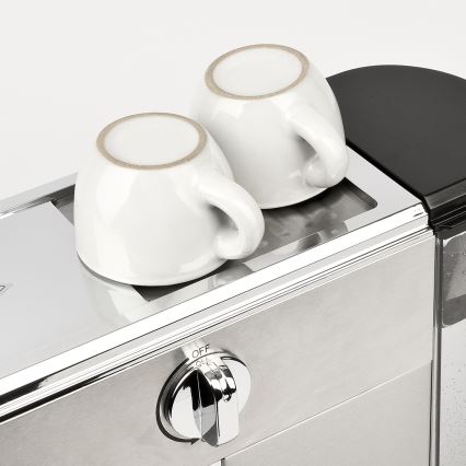 G3Ferrari G1018900 - Cafetera espresso de palanca TIFFANY 1350 W/230 V 15 bar acero inoxidable