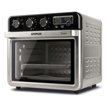 G3Ferrari G1022100 - Horno de convección con freidora de aire 2000 W/230 V 32 L acero inoxidable