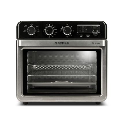 G3Ferrari G1022100 - Horno de convección con freidora de aire 2000 W/230 V 32 L acero inoxidable