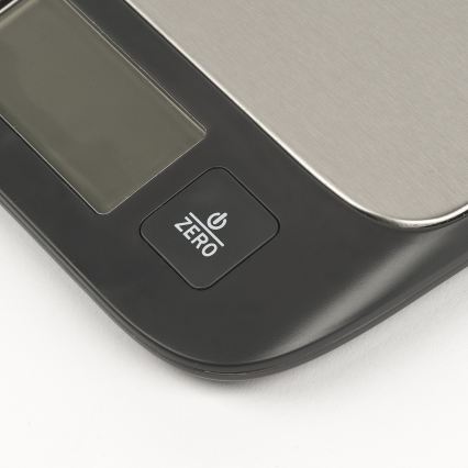 G3Ferrari G2016800 - Báscula de cocina digital 2xAAA negra/acero inoxidable