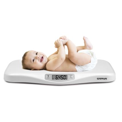 G3Ferrari G30021 - Báscula digital infantil 20 kg 1xCR2032 blanca