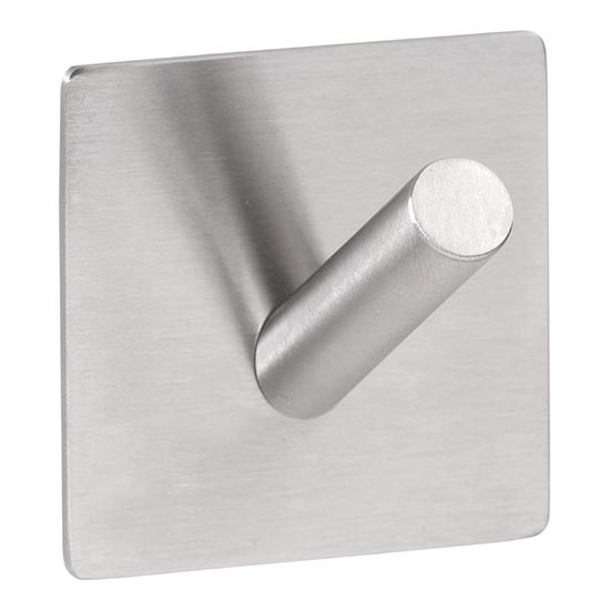 Gancho 4,5x4,5 cm acero inoxidable/plateado