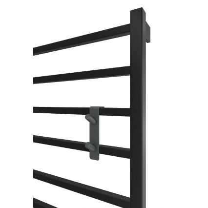 Gancho para radiador INOX, de acero inoxidable con acabado antracita