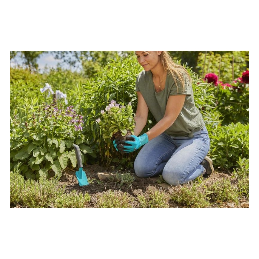 Gardena - Guantes de trabajo azul/negro