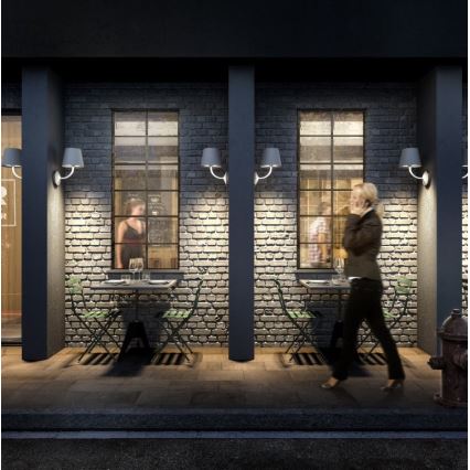 Gardino LX1791 - Lámpara de pared exterior LED VIOLA LED/7W/230V IP65