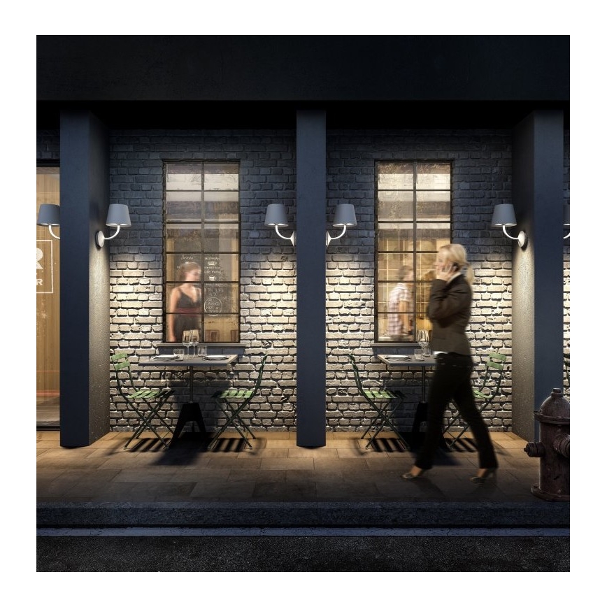 Gardino LX1791 - Lámpara de pared exterior LED VIOLA LED/7W/230V IP65
