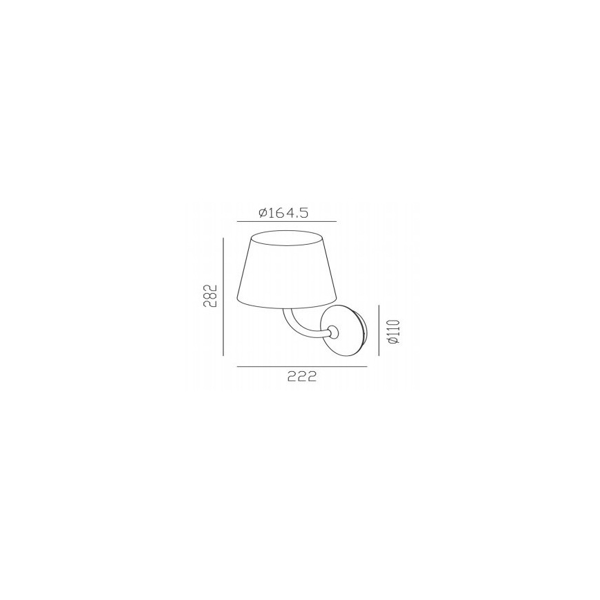 Gardino LX1791 - Lámpara de pared exterior LED VIOLA LED/7W/230V IP65