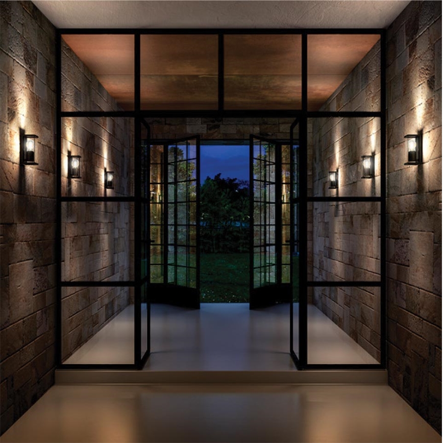 Gardino LX6051 - Lámpara solar de pared LED con sensor DANTELION LED/2,2W/3,7V IP54
