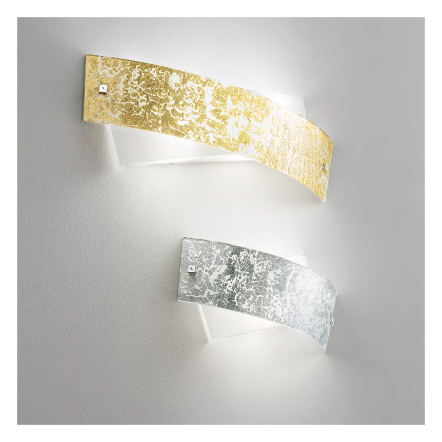 Gea Luce CAMILLA A M arg - Aplique CAMILLA 4xE14/28W/230V 54 cm plata