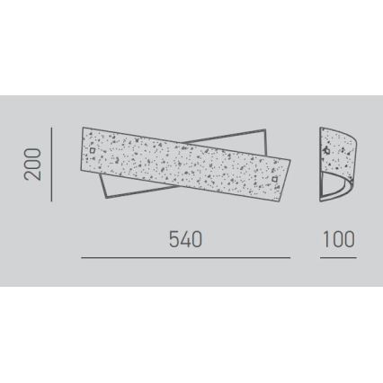 Gea Luce CAMILLA A M arg - Aplique CAMILLA 4xE14/28W/230V 54 cm plata