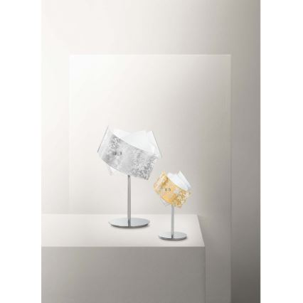 Gea Luce CAMILLA L P arg - Lámpara de mesa CAMILLA 1xE14/42W/230V plata