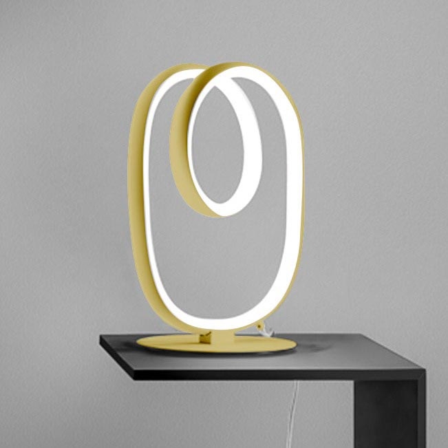 Gea Luce DIVA L ORO SPAZZOLATO - Lámpara de mesa LED regulable DIVA LED/17W/230V dorado