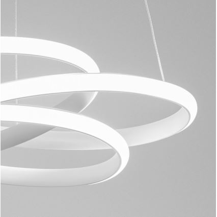 Gea Luce DIVA S G BIANCO - Lámpara de araña LED regulable DIVA LED/44W/230V blanco