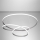 Gea Luce DIVA S/S TITANIO -  Lámpara de araña LED regulable DIVA LED/80W/230V gris