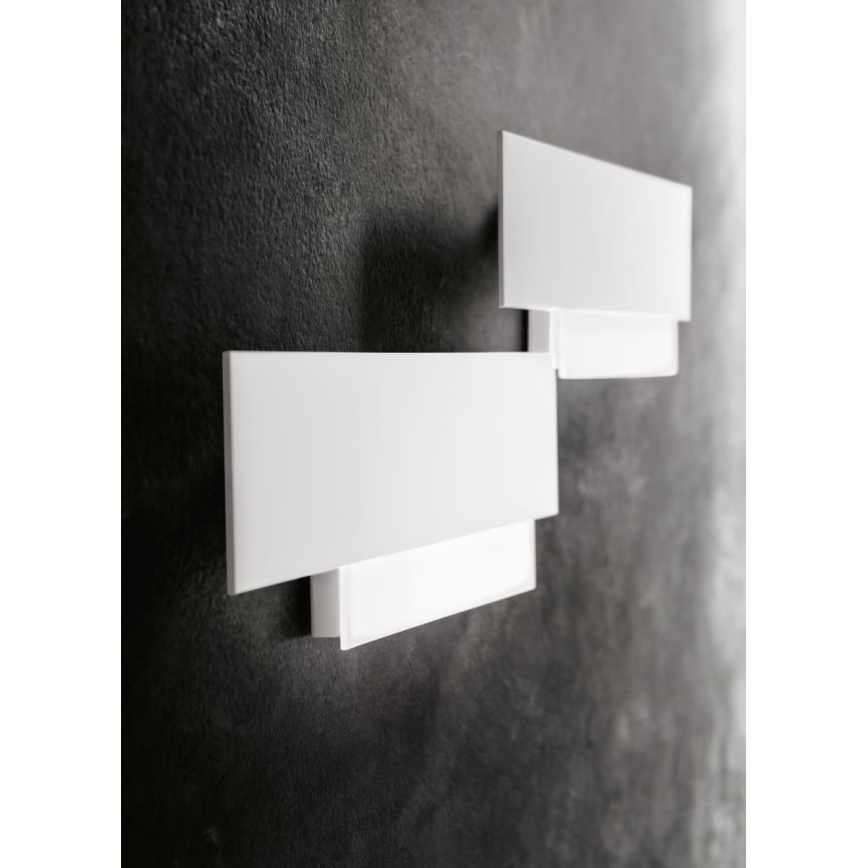 Gea Luce DOHA A G B - Aplique LED DOHA LED/25W/230V 70 cm blanco