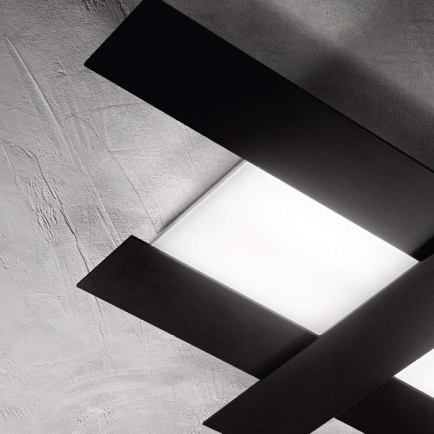 Gea Luce DOHA P G N - Plafón LED DOHA LED/50W/230V 104 cm negro
