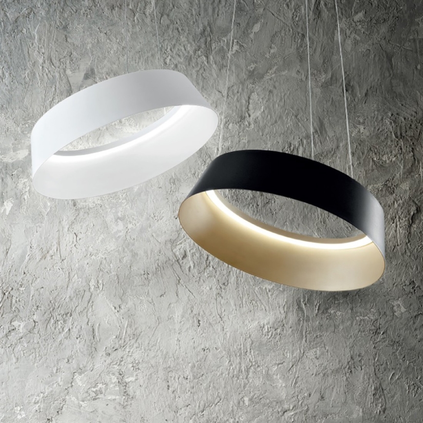 Gea Luce JULIETTE S N - Lámpara de araña LED regulable JULIETTE LED/50W/230V negro/dorado
