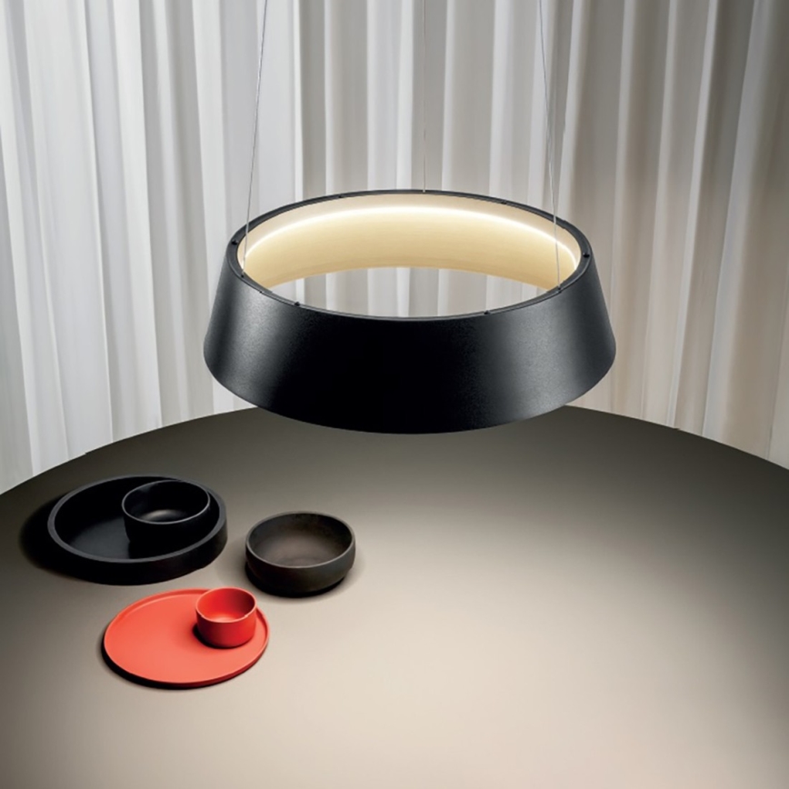Gea Luce JULIETTE S N - Lámpara de araña LED regulable JULIETTE LED/50W/230V negro/dorado