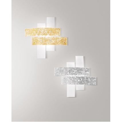Gea Luce LARA P P oro - Plafón LARA 2xE27/52W/230V 50 cm dorado