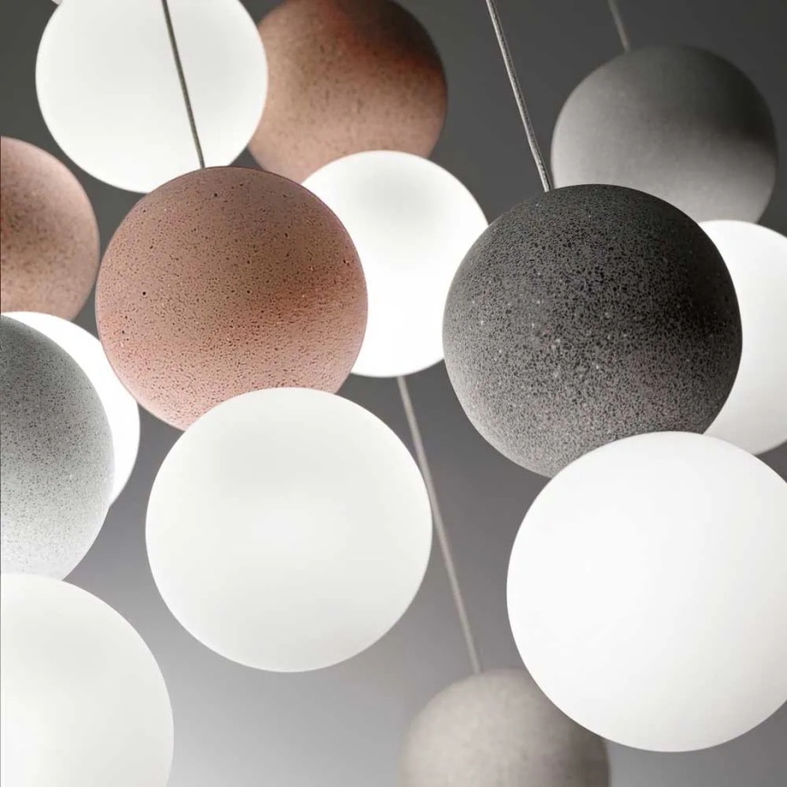 Gea Luce SFERA S6 G - Lámpara colgante SFERA 6xG9/28W/230V