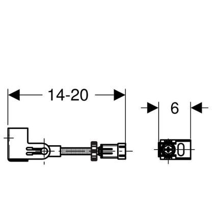 Geberit 111.835.00.1 - Kit de fijación mural Duofix, 2 unidades