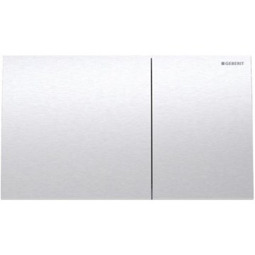 Geberit 115.622.FW.1 - Pulsador de descarga Sigma70 25x14,6 cm acero inoxidable