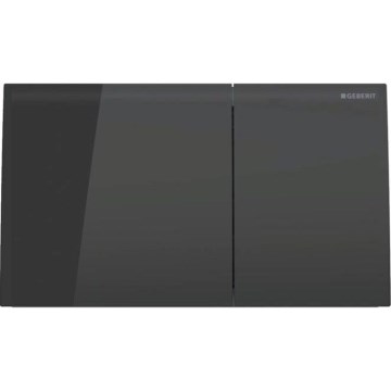 Geberit 115.622.SJ.1 - Pulsador de descarga Sigma70 25 x 14,6 cm, negro