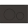 Geberit 115.882.16.1 - Pulsador de descarga Sigma20 24,6x16,4 cm negro mate