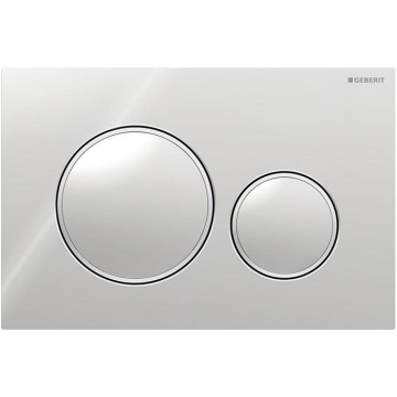 Geberit 115.882.KH.1 - Pulsador de descarga Sigma20 24,6x16,4 cm cromo mate