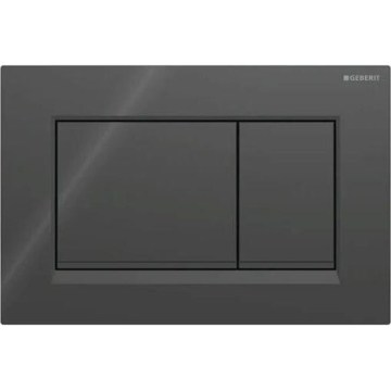 Geberit 115.883.DW.1 - Pulsador de descarga Sigma30 24,6x16,4 cm negro