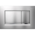 Geberit 115.883.JQ.1 - Pulsador de descarga Sigma30 24,6x16,4 cm cromo mate/cromo brillante
