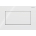 Geberit 115.893.KJ.1 - Pulsador de descarga Sigma30 24,6x16,4 cm blanco/cromo brillante