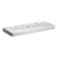 Geberit 500.253.01.1 - Lavabo doble suspendido Smyle Square 120x48 cm cerámica/blanco