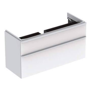 Geberit 500.355.00.1 - Mueble bajo lavabo Smyle Square, 61,7 x 118,4 cm, blanco