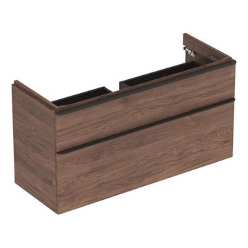 Geberit 500.355.JR.1 - Mueble de baño bajo lavabo Smyle Square 61,7x118,4 cm nogal