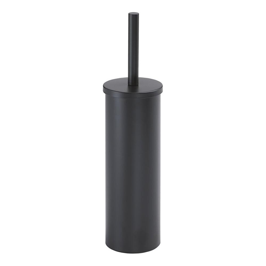Gedy - Escobilla para inodoro independiente FLIP mate negro