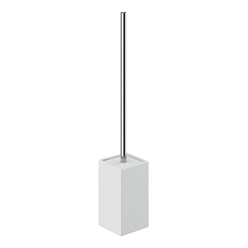 Gedy - Escobilla para inodoro independiente VERBENA cerámica/blanco