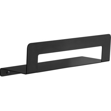 Gedy - Estante con toallero CLEO 30 cm negro mate