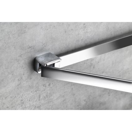 Gedy - Portatoallas giratorio de pared PIRENEI 36 cm cromo brillante